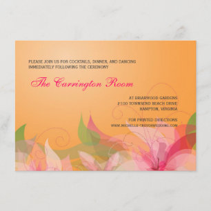 Invitaciones florales de la boda del extracto de