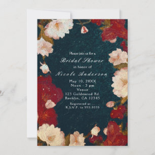 Invitaciones florales elegantes modernas y chic ro