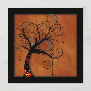 Invitaciones forestales embrujadas