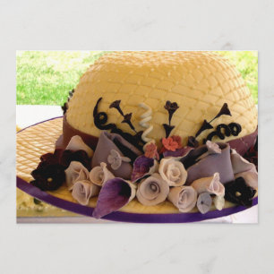 Invitaciones formadas gorra