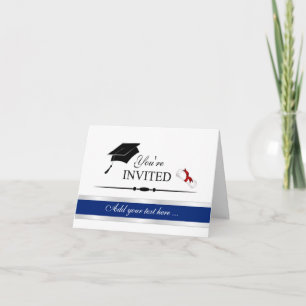 Invitaciones formales de graduación - Personalizar