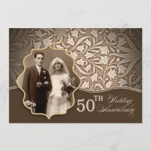 invitaciones fotográficas para bodas de oro por 50