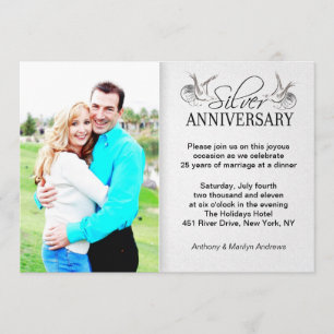 invitaciones fotográficas para bodas de plata, vig