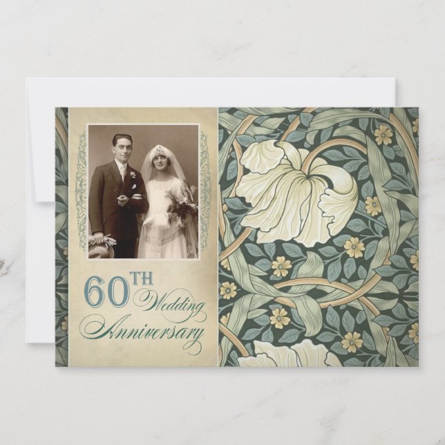 Invitaciones fotográficas para el 60 aniversario (Anverso)