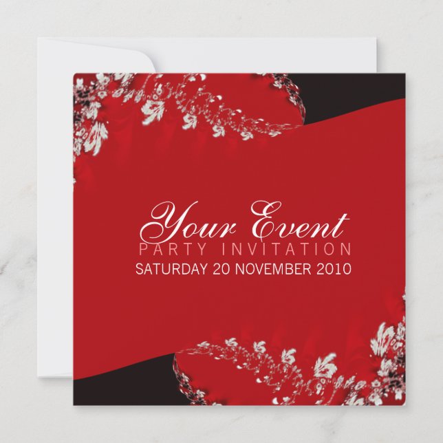 Invitaciones fractales de Wisteria (Anverso)