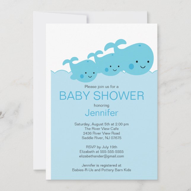 Invitaciones gemelas de Baby Shower de las (Anverso)