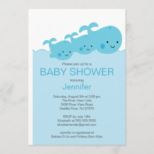 Invitaciones gemelas de Baby Shower de las