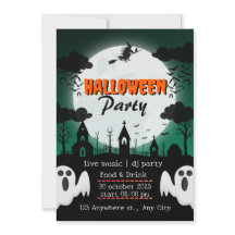 Invitaciones Halloween para sus amigos y familiare