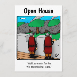 Invitaciones humorísticas de la Casa Abierta "Espe