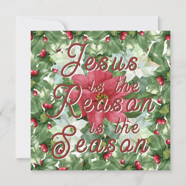 Invitaciones - Jesús es la razón (Anverso)