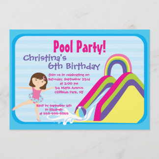 Invitaciones lindas de la fiesta de cumpleaños de
