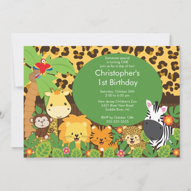 Invitaciones lindas de la fiesta de cumpleaños de (Anverso)