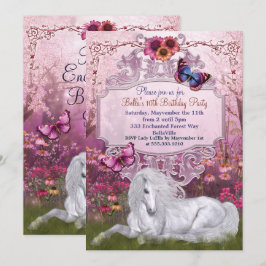 Invitaciones mágicas de la fiesta de cumpleaños