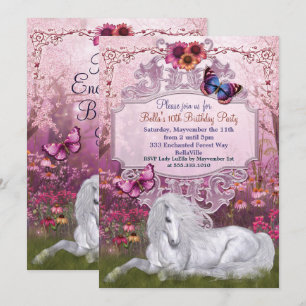 Invitaciones mágicas de la fiesta de cumpleaños