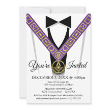 Invitaciones masónicas de Grand Lodge | Masón