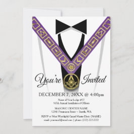Invitaciones masónicas de Grand Lodge | Masón