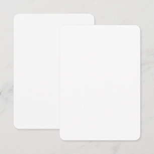 Invitaciones Mate Personalizadas 3.5x5   Esquinas 
