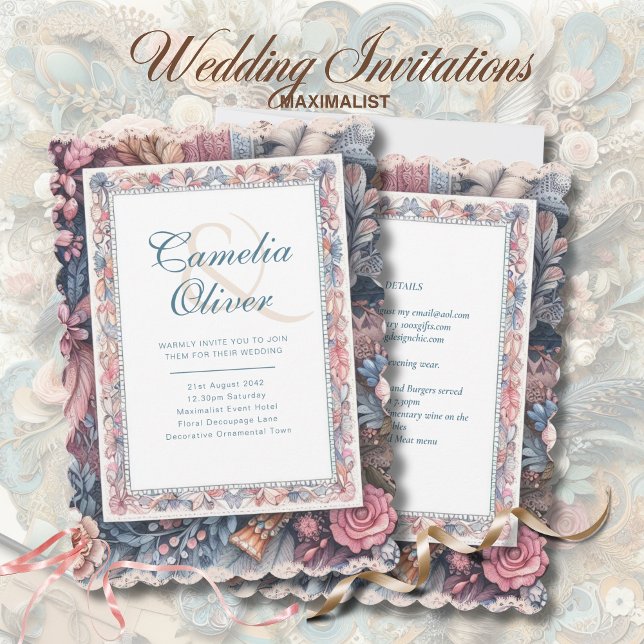 Invitaciones maximalistas de matrimonio ocupadas d (Subido por el creador)