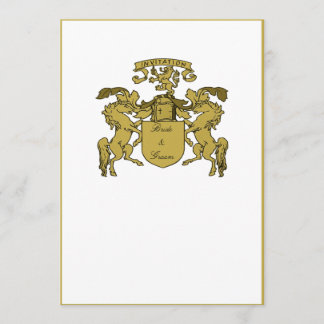 Invitaciones medievales de la boda del escudo de