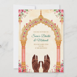 Invitaciones Mehndi Invitaciones Digitales Dholki