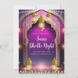Invitaciones Mehndi y Dholki digital