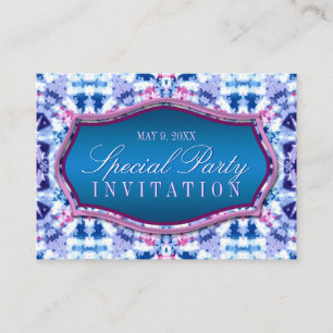 Invitaciones Mini Crystal Winter Azul+Rosa