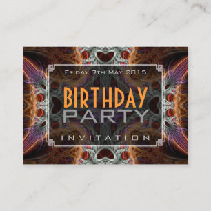 Invitaciones Mini de Cumpleaños Corazones de Amor 