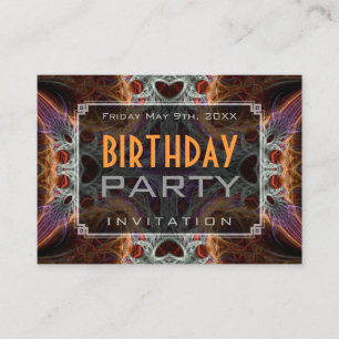 Invitaciones Mini de Cumpleaños Corazones de Amor
