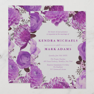 Invitaciones místicas a la floración púrpura