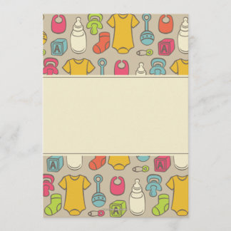 Invitaciones modernas de Baby Shower del engranaje