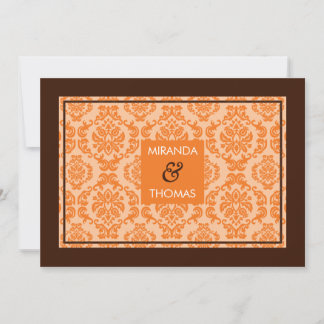INVITACIONES MODERNAS DE BODA :: colores de damasc