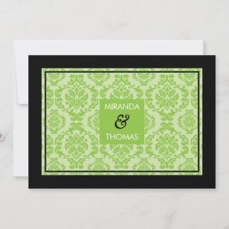 INVITACIONES MODERNAS DE BODA :: colores de damasc