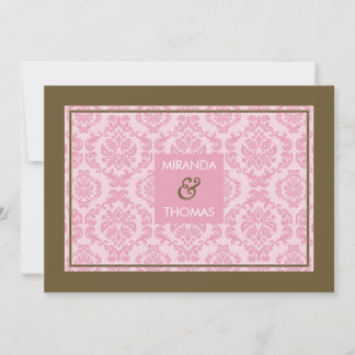 INVITACIONES MODERNAS DE BODA :: colores de damasc
