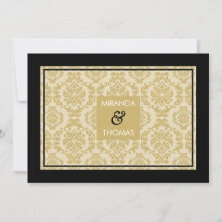 INVITACIONES MODERNAS DE BODA :: colores de damasc