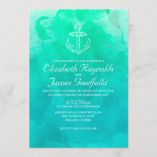Invitaciones modernas de la boda del destino de la
