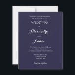 Invitaciones modernas del boda de los azules<br><div class="desc">Invitaciones de alta calidad.</div>
