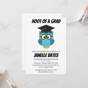 invitaciones modernas y divertidas a la graduación