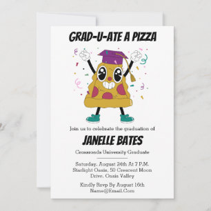 invitaciones modernas y divertidas a la graduación