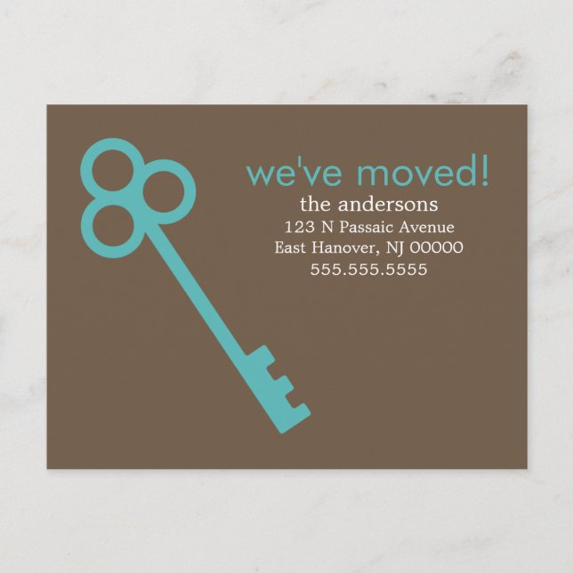 Invitaciones móviles de la llave del esqueleto Aqu (Anverso)