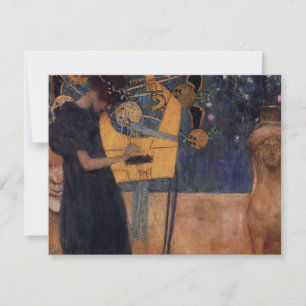 Invitaciones musicales de Gustav Kllimt Harp