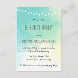 Invitaciones náuticas de la cena del ensayo de la