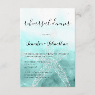 Invitaciones náuticas de la cena del ensayo de las