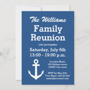 Invitaciones náuticas del fiesta de la reunión de