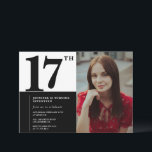 Invitaciones negras de 17 años Moda elegante<br><div class="desc">Invitaciones negras de 17 años Moda elegante</div>