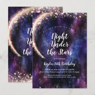 Invitaciones Noche Bajo las Estrellas