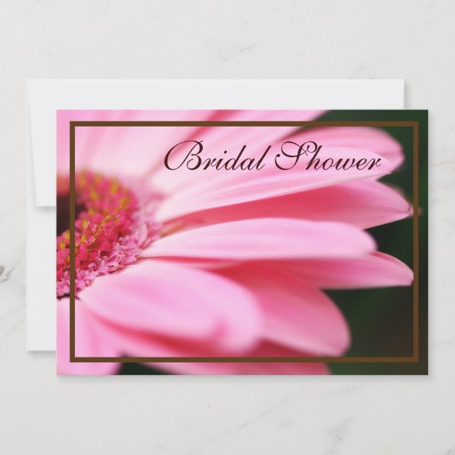 Invitaciones nupciales anaranjadas y rosadas de la (Anverso)
