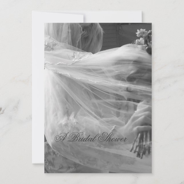 Invitaciones nupciales de la ducha [5 x 7] (Anverso)