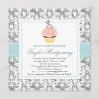 Invitaciones nupciales de la ducha de la magdalena