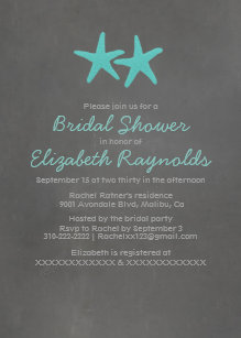 Get Invitaciones nupciales de la ducha tema de la playa For Android