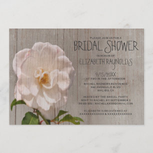 Invitaciones nupciales de la ducha del Gardenia